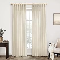 Amazon.com: XTMYI Tan Beige Curtains 84 Inches Long for
